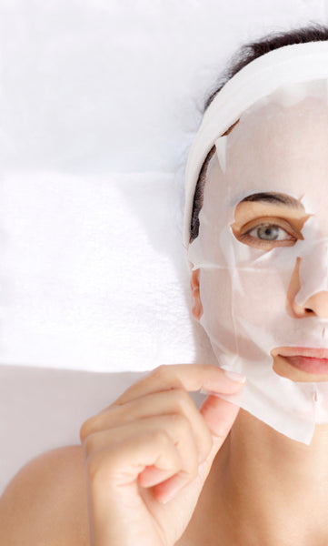 Hyaluron facial mask made from bio-cellulose