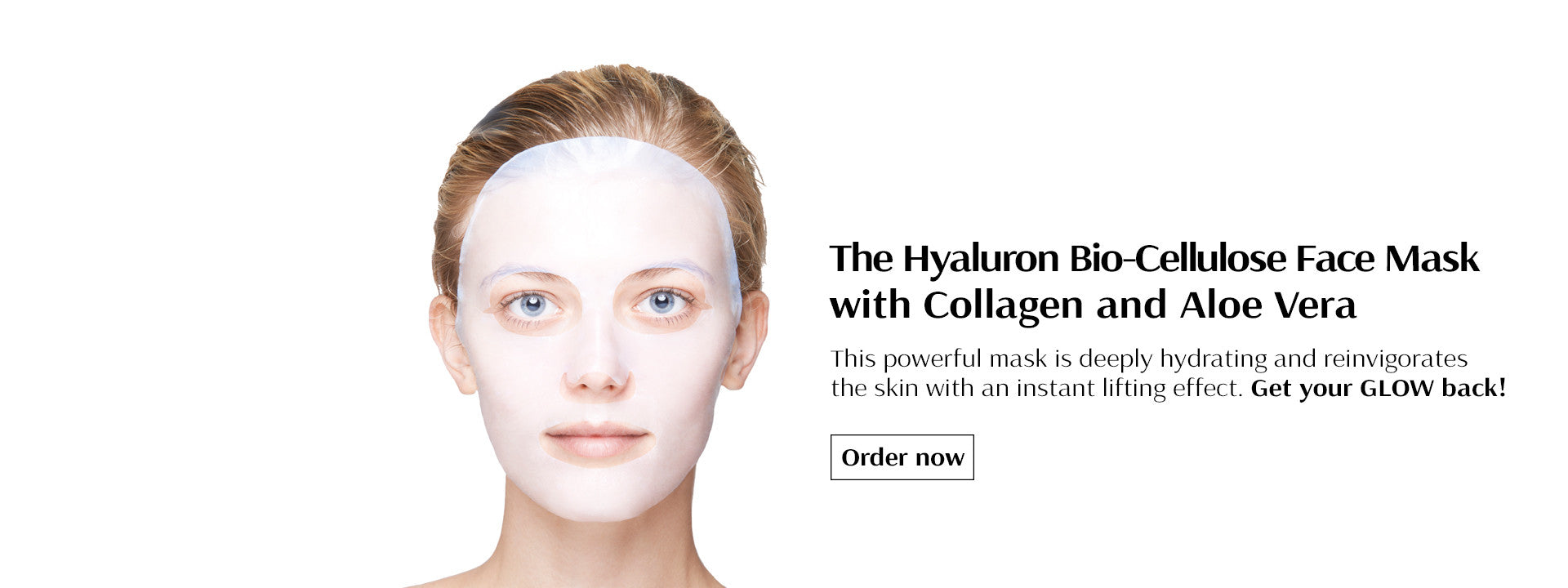 The Hyaluron Bio-Cellulose Face Mask with Collagen and Aloe Vera